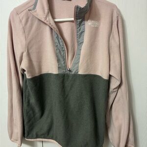 The North Face Light Pink Fleece Youth Pullover